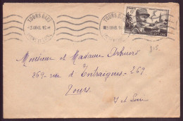 France, Enveloppe Du 3 Septembre 1948 De Tours Pour Tours - Sonstige & Ohne Zuordnung