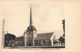 St Jean De Monts * Place De L'église Du 14ème Siècle Restaurée En 1936 - Saint Jean De Monts