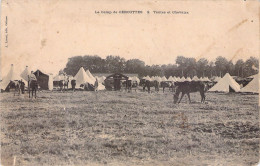 CASERNES - Le Camp De Cercottes - Tentes Et Chevaux - Carte Postale Ancienne - Casernas