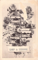 CASERNES - Souvenir De Camp De Sissonne - Edition Douet - Carte Postale Ancienne - Kazerne