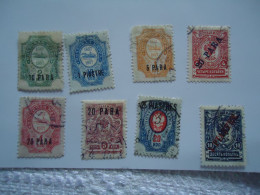 RUSSIA  LEVANT IN TURKEY UDED STAMPS  LOT 8 - Otros & Sin Clasificación