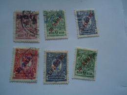 RUSSIA  LEVANT IN TURKEY UDED STAMPS   LOT 6 - Andere & Zonder Classificatie