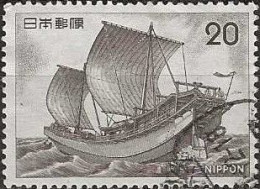 JAPAN 1975 Japanese Ships - 20y - Kenminsen (7th/9th-centuries) FU - Gebruikt