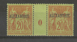 Alexandrie / Egypte - 1 Millésimes 20c Sage Surchargé (1900.) N°8 - Nuevos