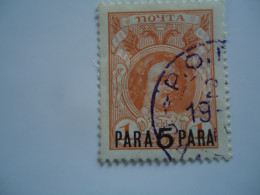 RUSSIA  LEVANT IN TURKEY UDED STAMPS   WITH POSTMARK - Altri & Non Classificati