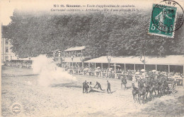 REGIMENTS - Saumur - Ecole D'Application De Cavalerie - Carrousel Militaire - Artillerie - Tir  - Carte Postale Ancienne - Regimente