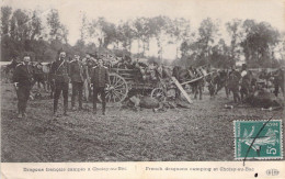 REGIMENTS - Dragons Français Campés à Choisy Au Bac - Carte Postale Ancienne - Regimientos