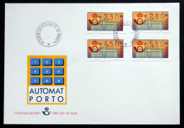 Sweden 1992 Automatporto   Minr.2   FDC   ( Lot 2747) - Automatenmarken [ATM]