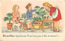 FETE DES MERES - Chez La Fleuriste - Dessin J. Idrac - Fête Des Mères