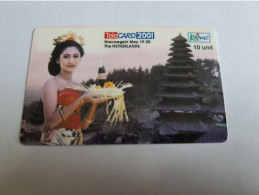 INDONESIA  / TELECARD 2001/THE NETHERLANDS/  LIMITED EDITION / CARDSHOW   / MINT CARD  **12931 ** - Indonesia