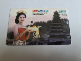 INDONESIA  / TELECARD 2001/THE NETHERLANDS/  LIMITED EDITION / CARDSHOW   / MINT CARD  **12931 ** - Indonésie