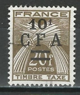 Réunion Yv. T42, Mi P42 - Impuestos