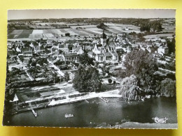 V-11-72--sarthe-luche Pringla Plage Vue Aerienne-- Dos Reste Partie Papier - Luche Pringe