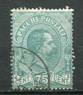 24885 ITALIE  Colis-postaux  N°4° 75c. Vert Humbert 1er    1884  B/TB - Paketmarken