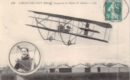 TRANSPORTS - Aviation - Circuit De L'Est 1910 - Legagneux Sur Biplan - Editeur : R. Sommer - Carte Postale Ancienne - Airmen, Fliers