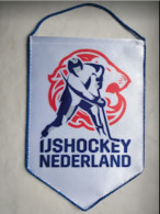 Official Pennant Of The Netherlands Ice Hockey Federation. - Sonstige & Ohne Zuordnung