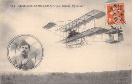 TRANSPORTS - Aviation - Lieutenant Cammermann Sur Biplan Ferman - Carte Postale Ancienne - Flieger