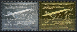 TIMBRES EN OR ET ARGENT (GOLD And SILVER ) POSTE AERIENNE N° 156 Et 157. 500 Fr Et 1500 Fr CONCORDE. Neuf ** (MNH). TB - Concorde