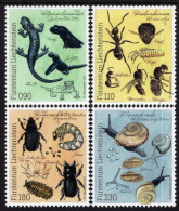 Liechtenstein - 2023 - Fauna Of Samina Valley - Mint Stamp Set - Ongebruikt