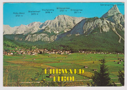 EHRWALD, Tirol - Gegen Mieminger Kette - Verlag Jahre Foto Risch-Lau, Bregenz - 1982 - Ehrwald