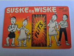 NETHERLANDS  ADVERTISING CHIPCARD / TELEBRIEF   Hfl 2,50   SUSKE & WISKE /BOB & BOBETTE  ** 12942 ** - Private