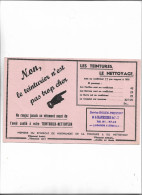 Buvard Ancien Non Le Teinturier N'est Pas Trop Cher  Service Rouen-Pressing Fond Rose - T
