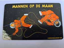 NETHERLANDS  ADVERTISING CHIPCARD / TELEBRIEF 33  Hfl 2,50   ANIMATION/TIN TIN / KUIFJE ON THE MOON   ** 12944 ** - Privadas