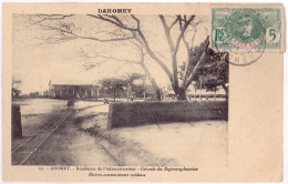 DAHOMEY 1911: Michel-N° 21 (détruit) Sur CPI "ABOMEY - Résidence De L'Administrateur" Avec Cachet PORTO NOVO 23 SEPT 11 - Covers & Documents