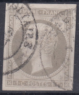 FRANCE : RARE ESSAI DE L'EMPIRE 1c GRIS AVEC OBLITERATION  - TB MARGES - Proofs, Unissued, Experimental Vignettes