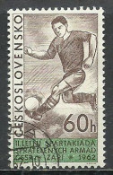 Czechoslovakia; 1962 "Football" - Oblitérés