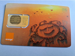 NETHERLANDS  GSM /  SIM CARD / SUN ON  THE BEACH// PROVIDER ; ORANGE/  OLDER CARD/ DIFFICULT/  MINT  CARD  ** 12953** - Pubbliche