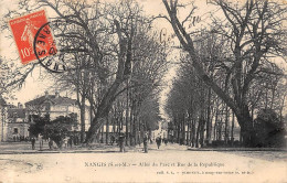 Nangis           77          Allée Du Parc Et Rue De La République    .             (voir Scan) - Nangis