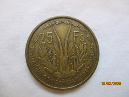 West Africa: 25 Franc CFA 1956 - Afrique Occidentale Française