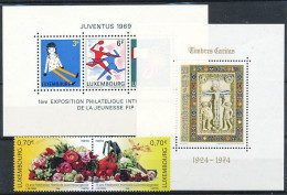 TIMBRE STAMP ZEGEL LUXEMBOURG 2 BF ET SERIE VEGETAUX  XX - Altri & Non Classificati