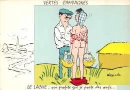 HUMOUR GRIVOIS - Illustration Signée Alexandre - Vertes Campagnes - Le Lâche  Cpsm GF - Humor