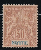 Mayotte N°9 - Neuf * Avec Charnière - TB - Neufs