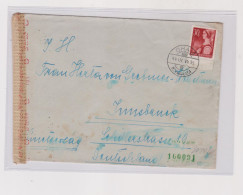 SLOVAKIA WW II  1944 HUNGARY OHAJ DOLNY OHAJ Censored Cover To AUSTRIA GERMANY - Storia Postale