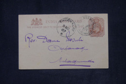 INDES ANGLAISES - Entier Postal De Trivandrum Pour Mulagamudu En 1907 - L 142298 - 1902-11  Edward VII