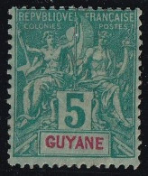Guyane N°33 - Neuf * Avec Charnière - TB - Neufs
