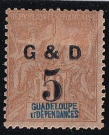 Guadeloupe N°45 - Neuf * Avec Charnière - TB - Ungebraucht