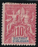 Anjouan N°14 - Neuf * Avec Charnière - TB - Unused Stamps