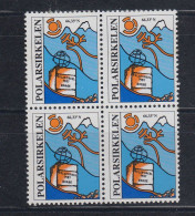 Norway Label Polarcirkel 1v Bl Of 4 ** Mnh (58417) - Estaciones Científicas Y Estaciones Del Ártico A La Deriva