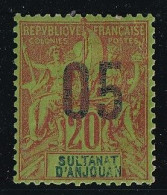 Anjouan N°23A - Variété Chiffres Espacés - Neuf * Avec Charnière - TB - Unused Stamps