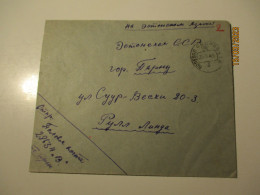 1945 RUSSIA USSR RED ARMY FIELDPOST 28634 , CENSOR 25030 TO ESTONIA   ,  2-9 - Storia Postale