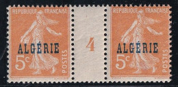 Algérie N°7 - Paire Millésimée - Neuf ** Sans Charnière - TB - Unused Stamps