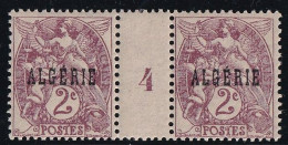 Algérie N°3 - Paire Millésimée - Neuf ** Sans Charnière - TB - Unused Stamps