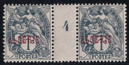 Algérie N°1 - Paire Millésimée - Neuf ** Sans Charnière - TB - Unused Stamps