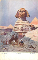 Pays Div-ref CC779-egypte -egypt -illustrateurs-illustrateur Perlberg -orientalisme -orient -le Sphinx - - Sfinge
