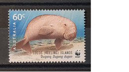 2011 - Cocos (Keeling) Islands - 650th Anniversary Of WWF - Dugong - 1 Stamp - Islas Cocos (Keeling)