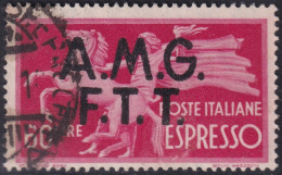 Trieste Zone A 1947 Sc E4 Sa E4 Express Used - Eilsendung (Eilpost)